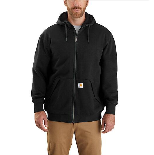 Paxton Thermal Lined Full Zip Sweatshirt Black, Carbon Heather & New Navy
