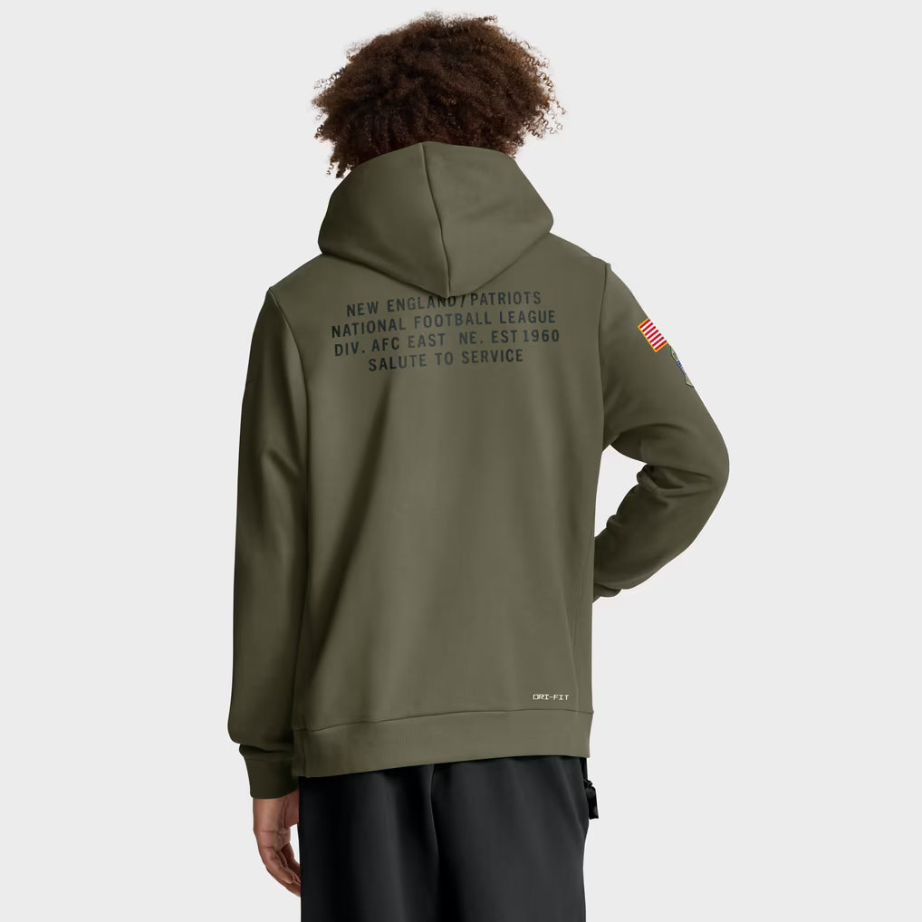 New England Patriots 2025 Salute to Service Hoodie