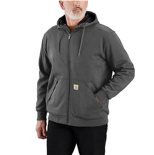 Paxton Thermal Lined Full Zip Sweatshirt Black, Carbon Heather & New Navy