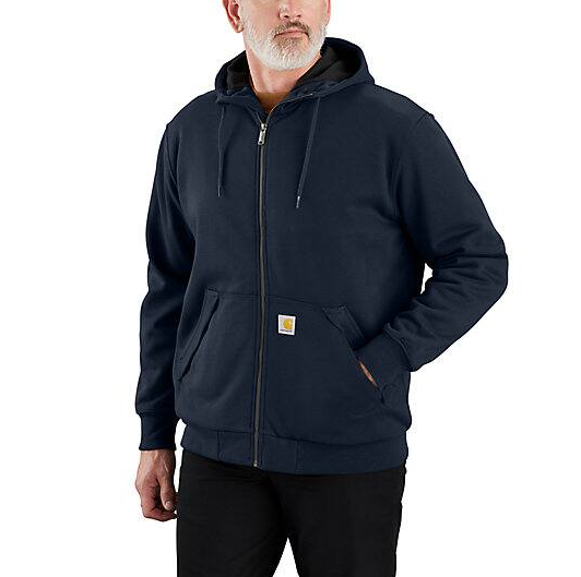 Paxton Thermal Lined Full Zip Sweatshirt Black, Carbon Heather & New Navy