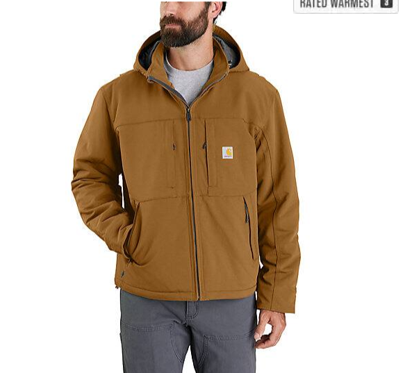 Camden Cryder Jacket & Shadow, Carhartt Brown, Black &amp; Deep Smoke Blue