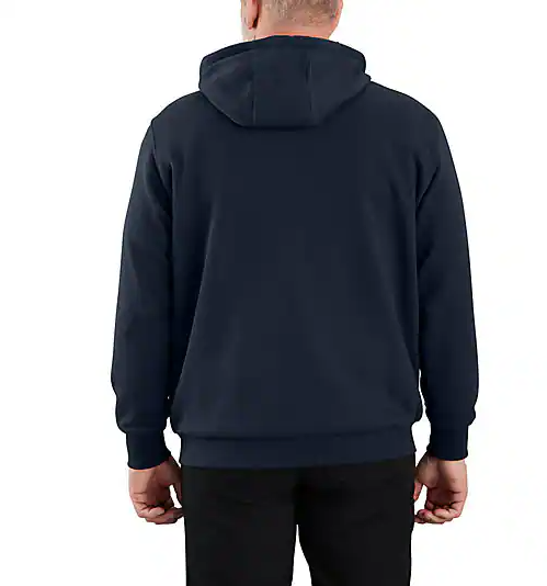 Paxton Thermal Lined Full Zip Sweatshirt Black, Carbon Heather & New Navy