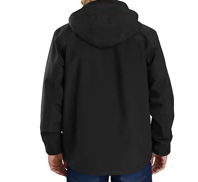 Shoreline Jacket Shadow, Black, Navy, Moss & Red Duck
