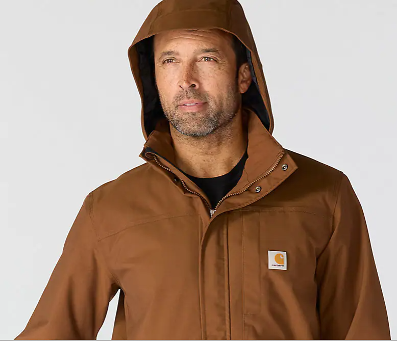Shoreline Jacket Shadow, Black, Navy, Moss & Red Duck