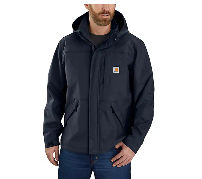 Shoreline Jacket Shadow, Black, Navy, Moss & Red Duck