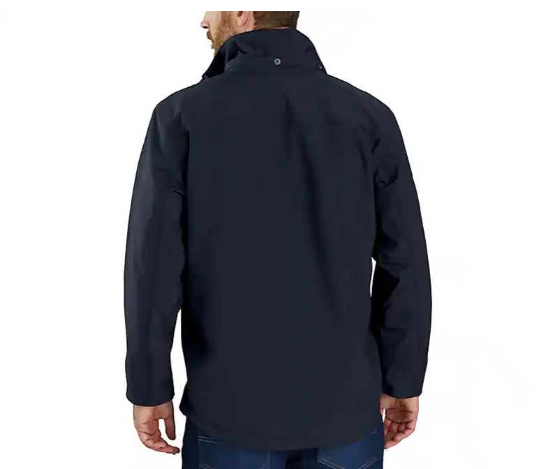 Shoreline Jacket Shadow, Black, Navy, Moss & Red Duck