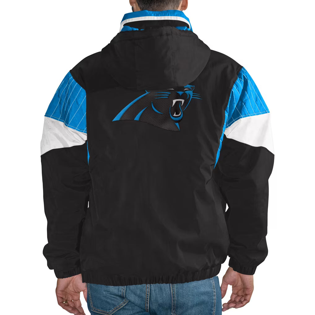 Carolina Panthers NFL 100 Quarter-Zip Jacket Blue Veiws
