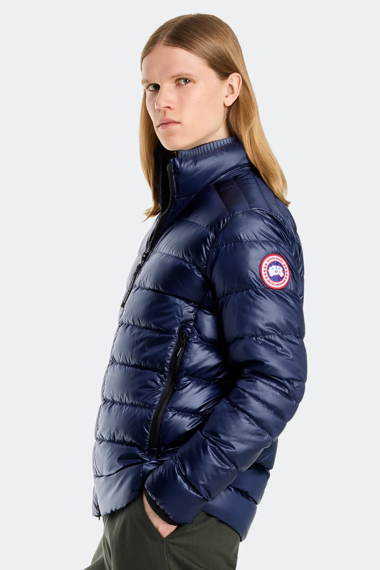 Crofton Atlantic Navy Jacket Left Side Veiws