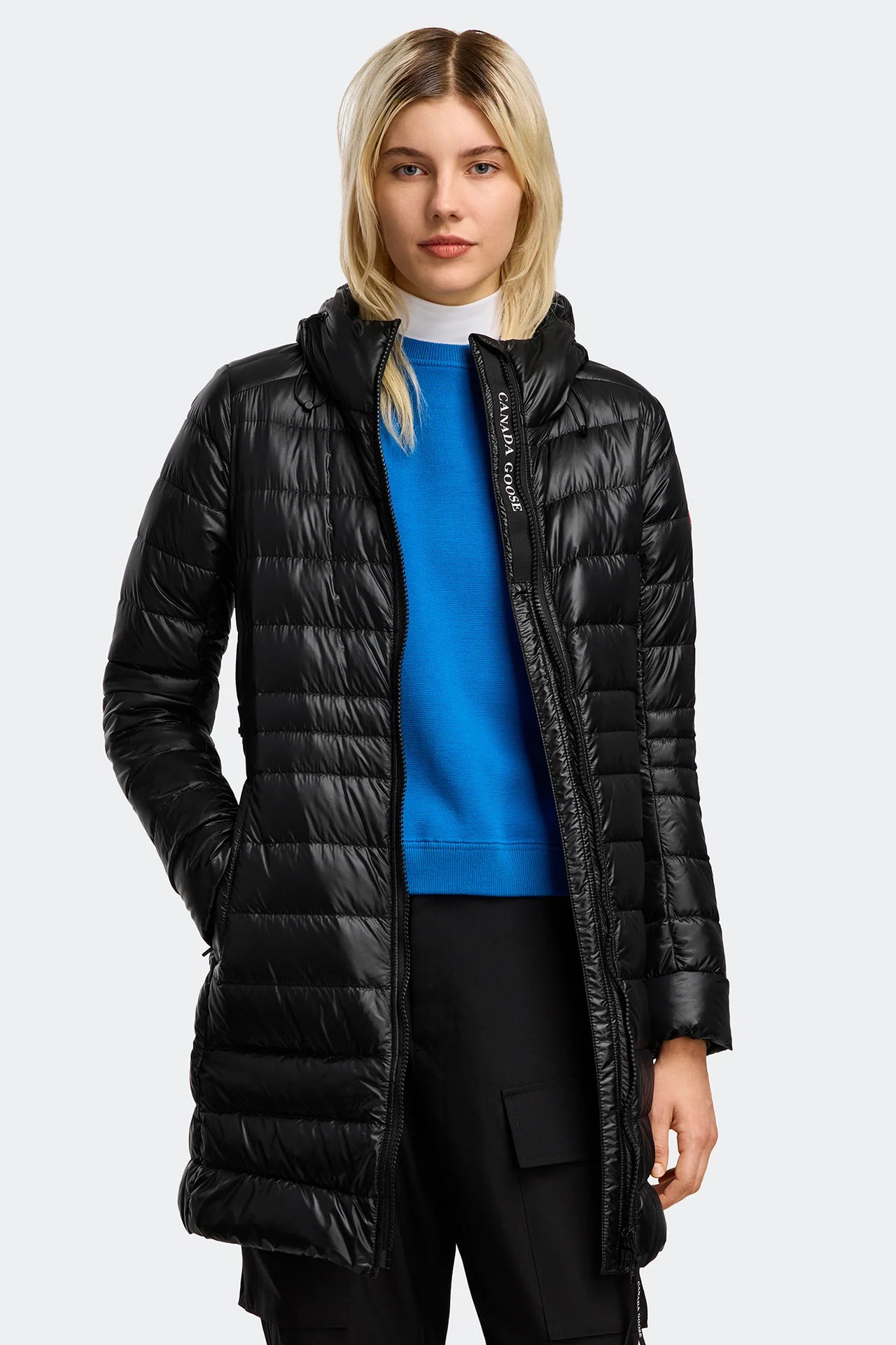 Cypress Hooded Black Jacket Front Veiws