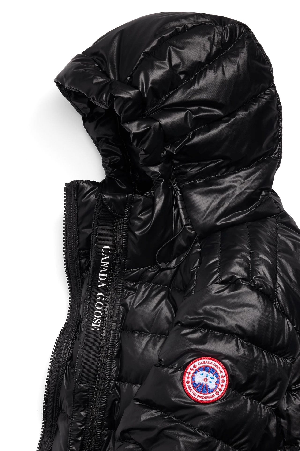 Cypress_Hooded_Black_Jacket_Left Three-Quarter Side Views