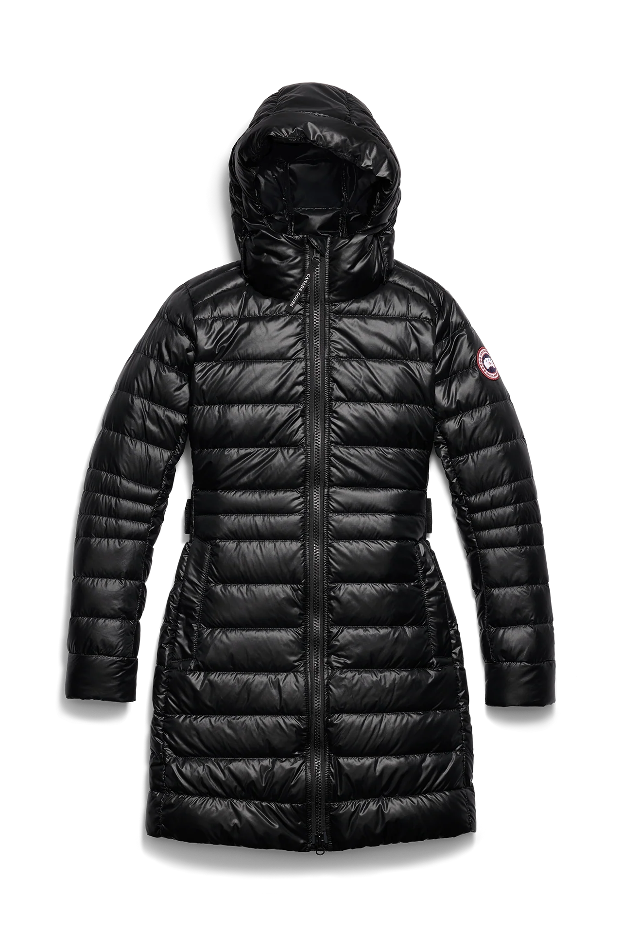Cypress_Hooded_Black_Jacket_On-Model Front Views