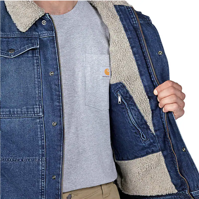 Denim Berwick Beech Jacket inner pokit side views