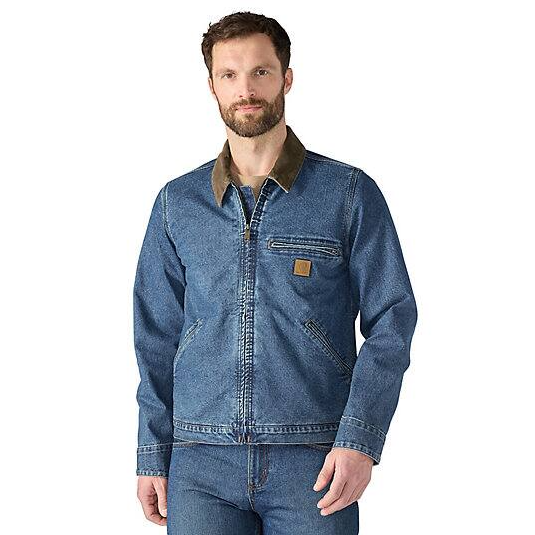 Denim Detroit Muskegon Jacket Front Veiws