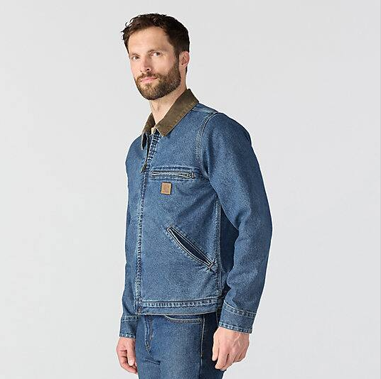 Denim Detroit Muskegon Jacket Left Side Veiws