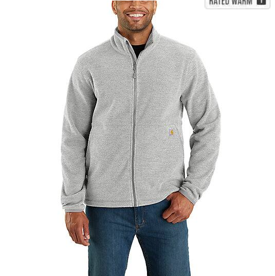 Edmonton Heather Gray Jacket Front Veiws
