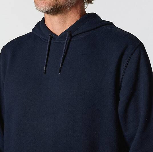 FR Force Marquette Navy Sweatshirt Full Body Front Close-up Veiws