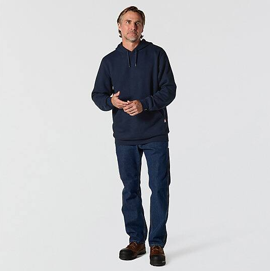 FR Force Marquette Navy Sweatshirt Full Body Front Veiws