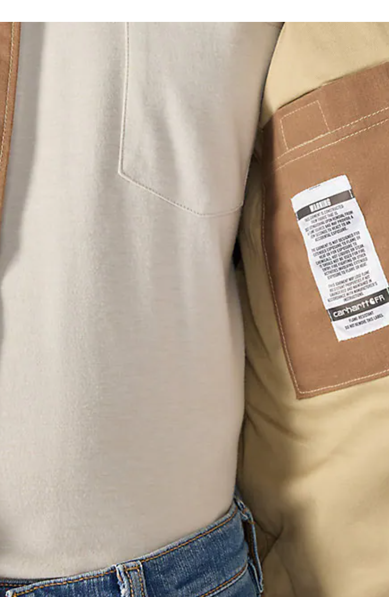 FR Quick Duck Carhartt Brown Jacket ineer poket views