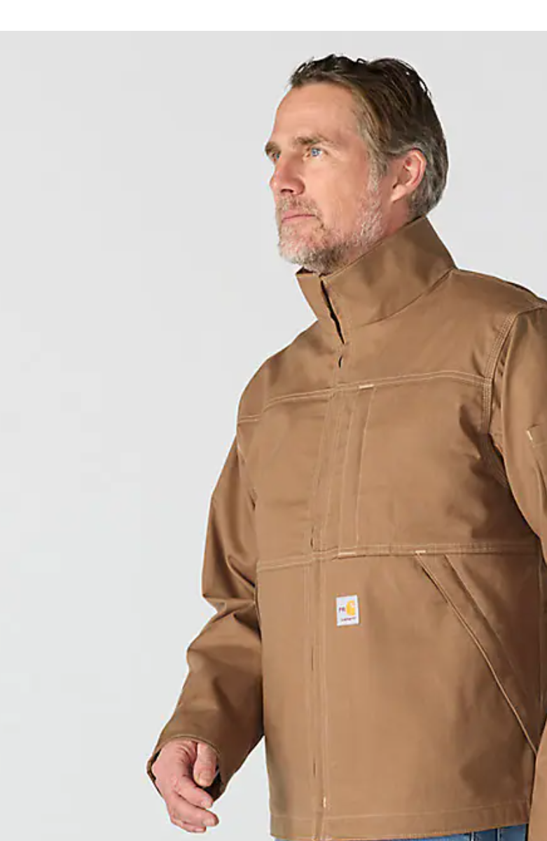 FR Quick Duck Carhartt Brown Jacket  right front side views