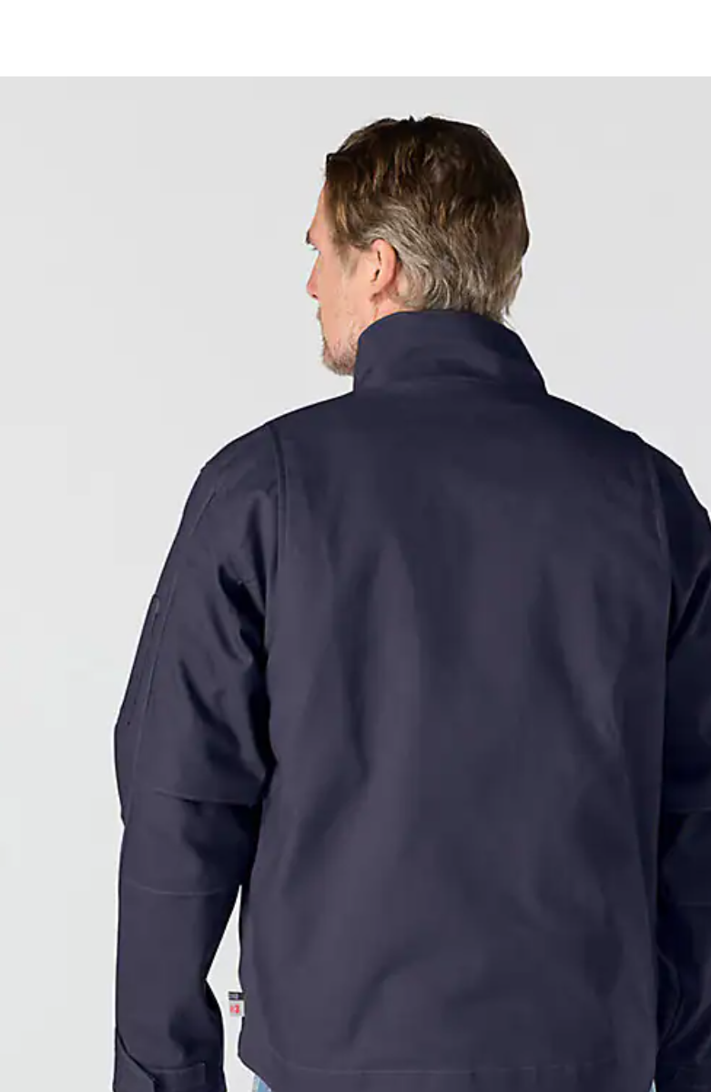 FR Quick Duck Dark Navy Jacket Back side viewS