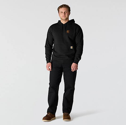 Force Logo Black Sweatshirt Full Body Front Veiws
