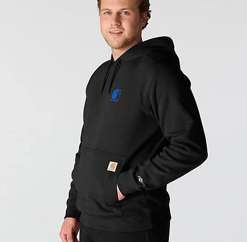 Force Logo Black Sweatshirt Left Side Veiws