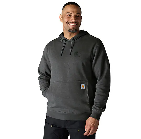 Force Logo Carbon Heather Sweatshirt Front Veiws