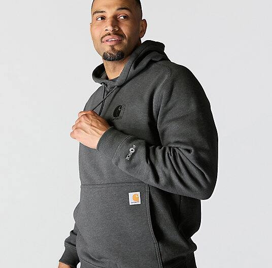 Force Logo  Carbon Heather Sweatshirt Left Side Veiws
