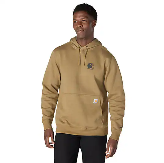 Force Logo Night Fatigue Heather Sweatshirt Front Veiws