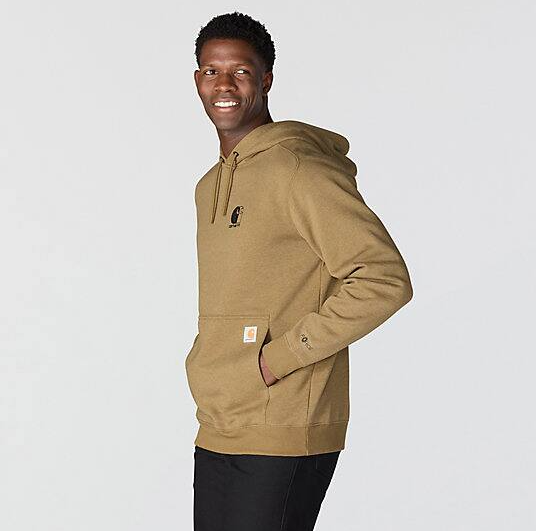 Force Logo Night Fatigue Heather Sweatshirt Left Side Veiws