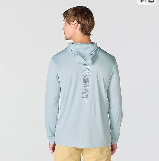 Force Sun Defende Relaxed Logo Smoke Blue Hoodie Back Veiws