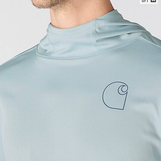 Force_Sun_Defende_Relaxed_Logo_Smoke Blue_Hoodie_Close-up Neckline Views