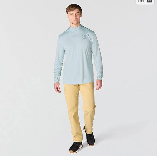 Force_Sun_Defende_Relaxed_Logo_Smoke Blue_Hoodie_Full Body Front_Veiws