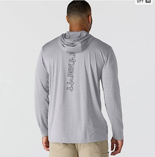 Force Sun Defende Relaxed Logo Steel Heather Hoodie Back Veiws