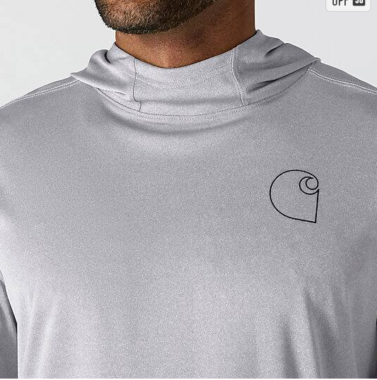 Force_Sun_Defende_Relaxed_Logo_Steel Heather_Hoodie_Close-up Neckline Views