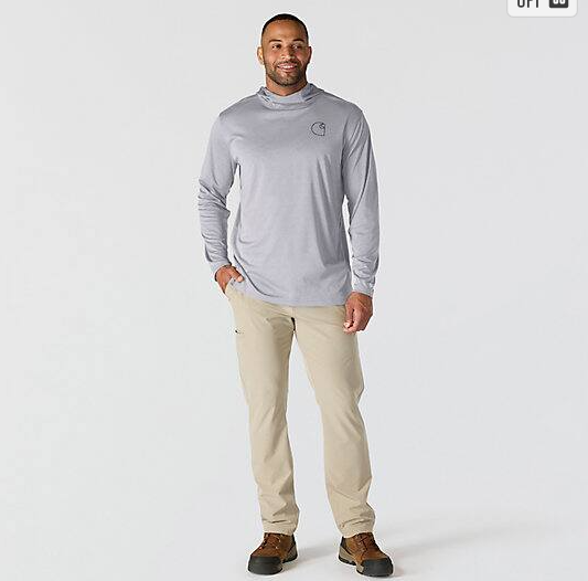 Force_Sun_Defende_Relaxed_Logo_Steel Heather_Hoodie_Full Body Front_Veiws