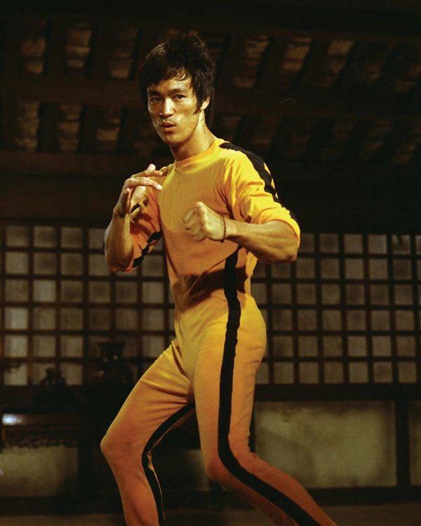 Game Of Death Bruce Lee Yellow Tracksuit Front Veiws