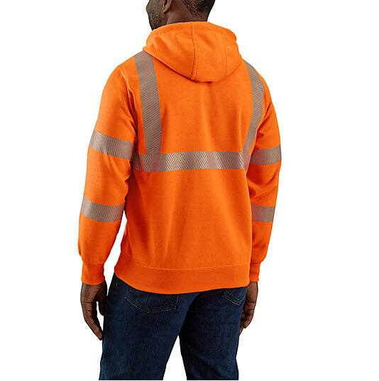 HV Class 3 Orange Sweatshirt Back Veiws
