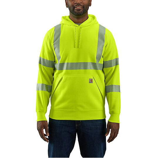 HV Class 3 Yellow Sweatshirt Front Veiws