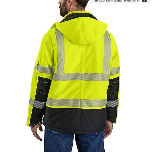 HV Sherwood Class 3 Brite Lime Jacket Back Veiws