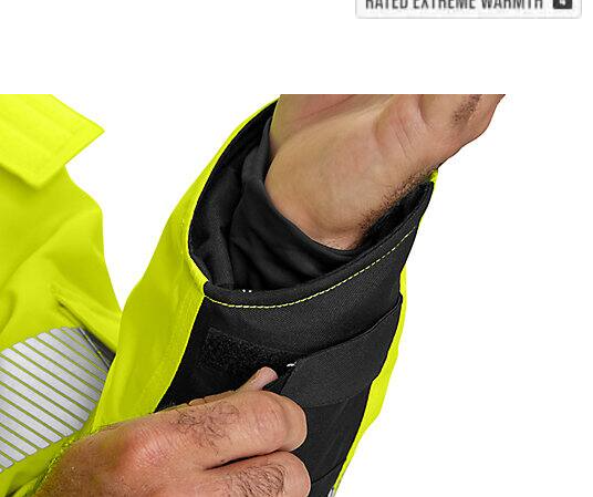 HV Sherwood Class 3 Brite Lime Jacket Cuff Veiws