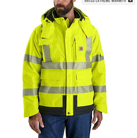 HV Sherwood Class 3 Brite Lime Jacket Front Veiws