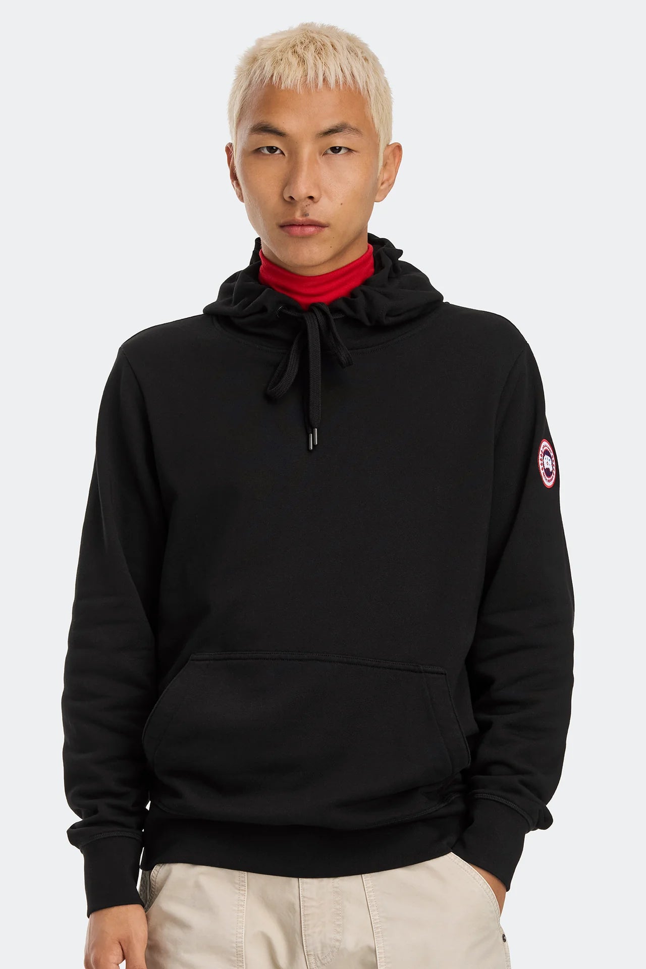 Huron Black Hoodie Front Veiws