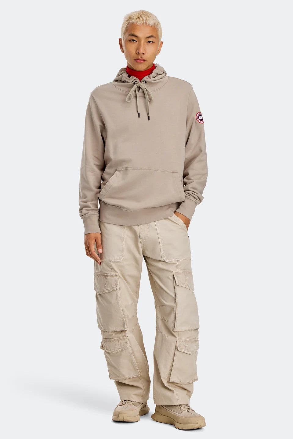 Huron_Limestone_Hoodie_Full Body Front_Veiws