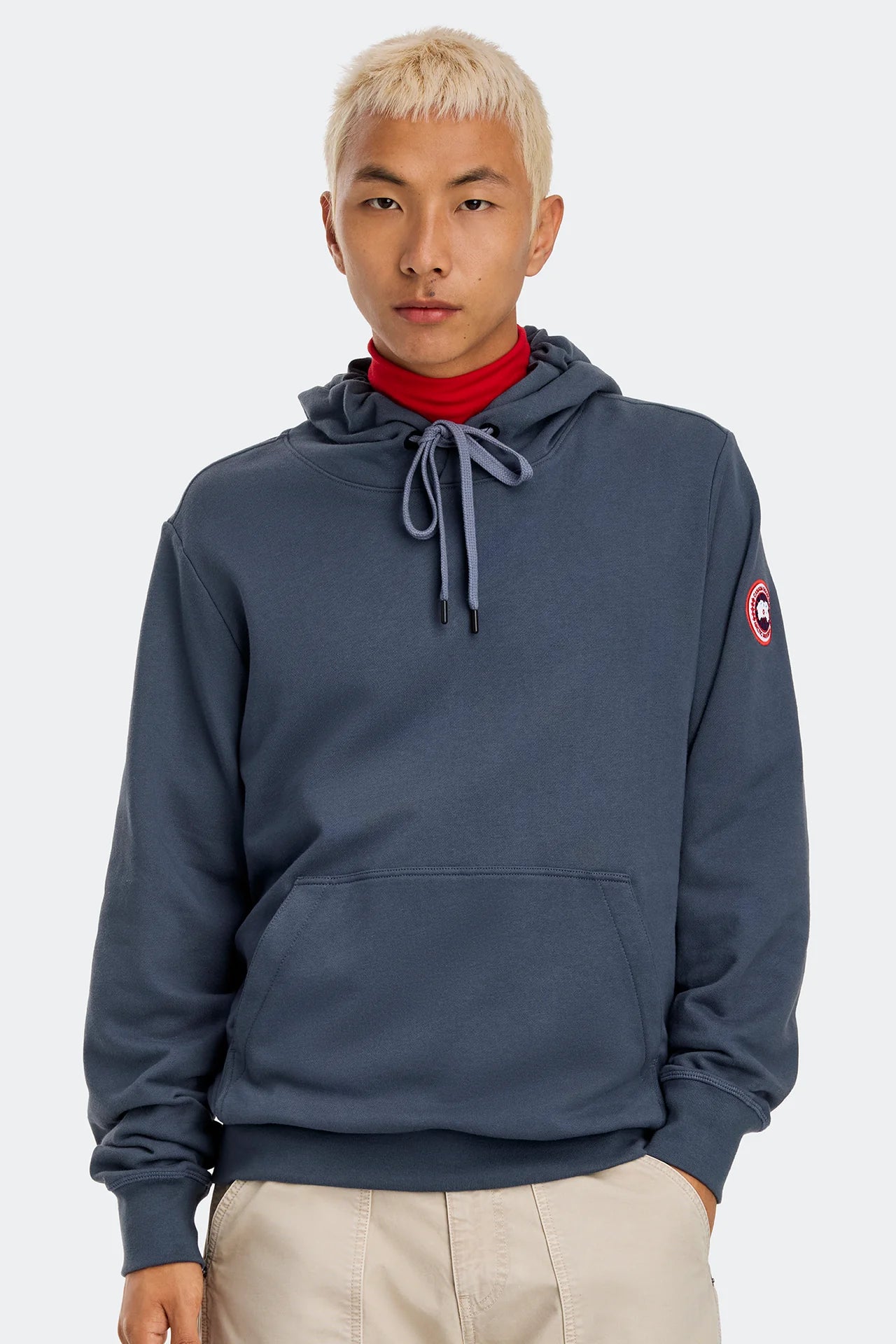 Huron Ozone Blue Hoodie Front Veiws