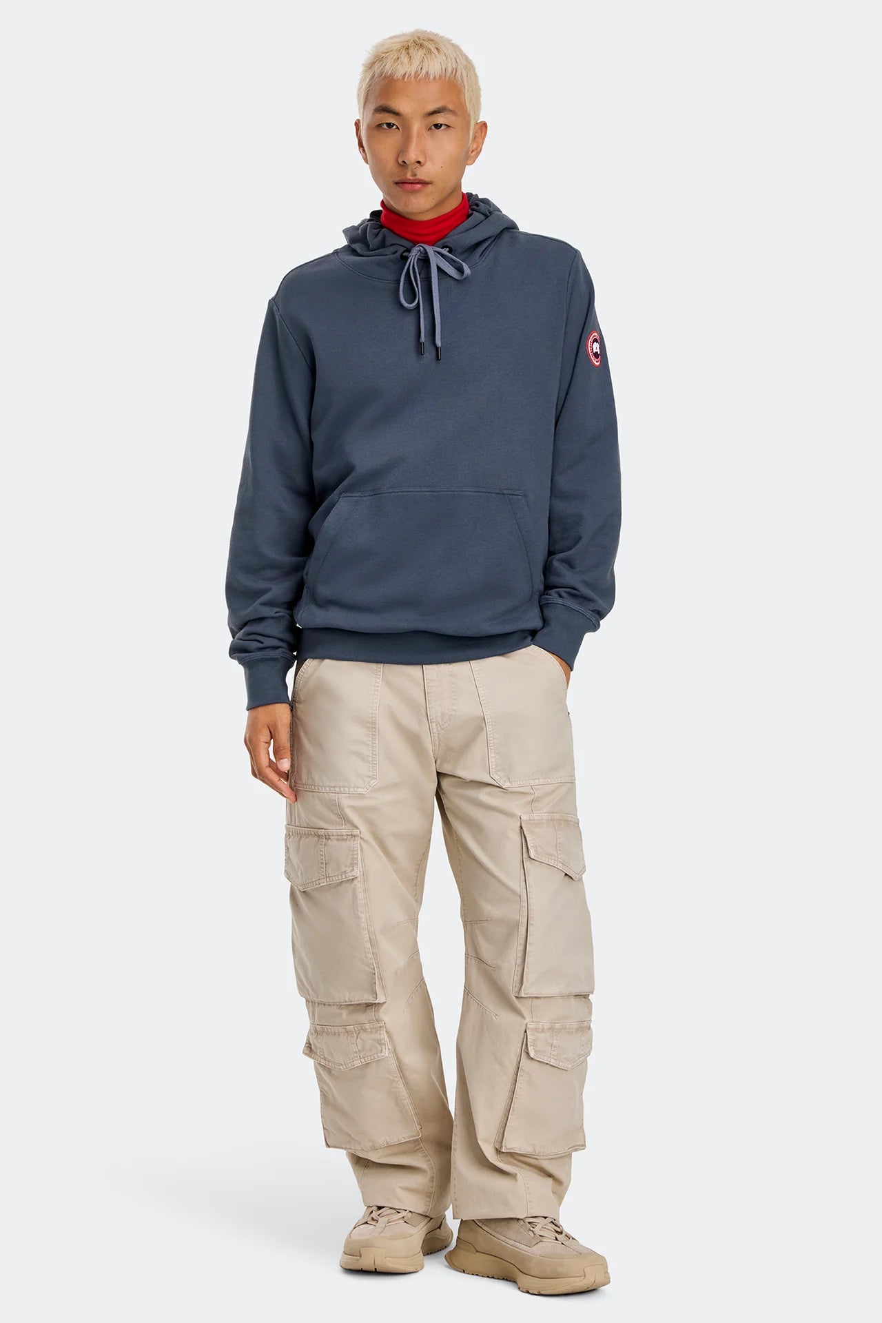 Huron_ Ozone Blue_Hoodie_Full Body Front_Veiws