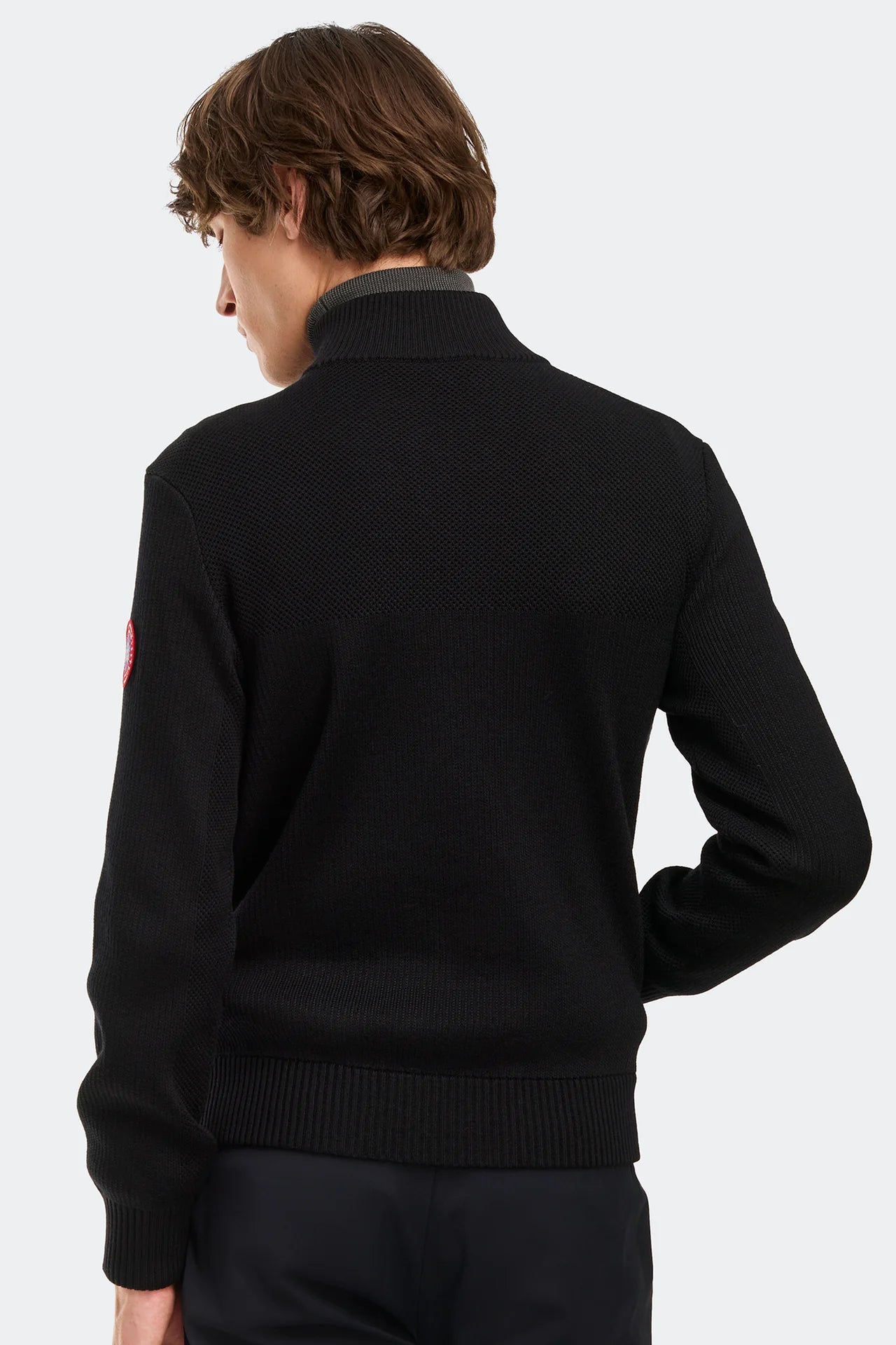 HyBridge® Knit Black Jacket Back Veiws
