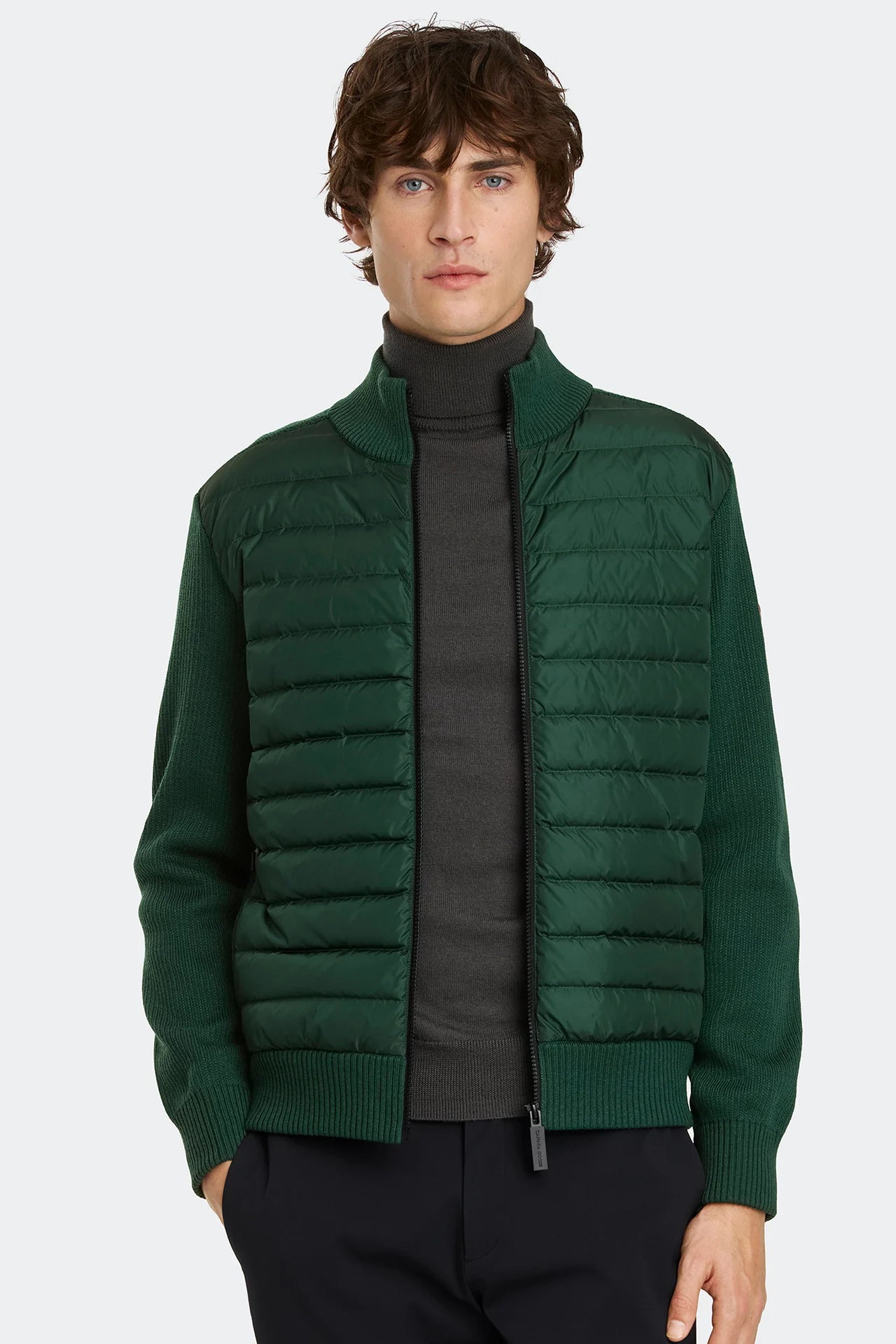 HyBridge® Knit Glade Green Jacket Front Veiws