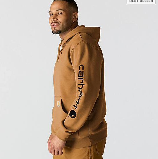 Iconic_K288_Logo_Carhartt Brown_Sweatshirt_Left Side_Veiws