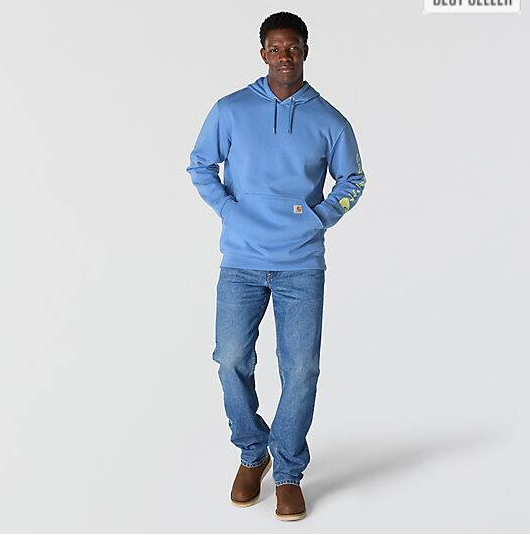 Iconic_K288_Logos_Deep Workwear Blue Color Carbon_Sweatshirt_Full_Size_Front_Veiws